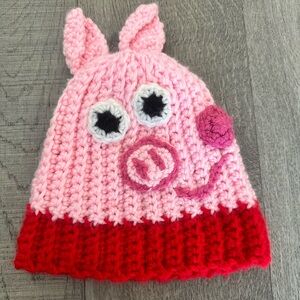 Handmade Peppa Pig Hat